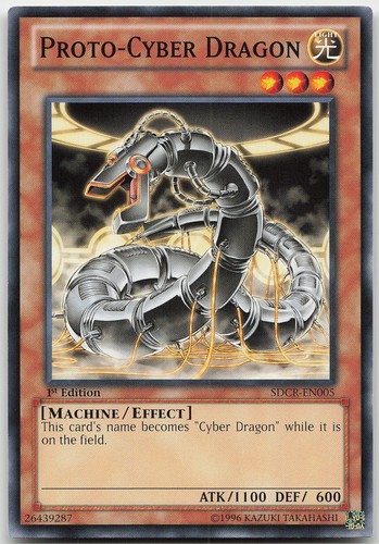 Proto cyber dragon sdcr en005 - dragon, sdcr-en005