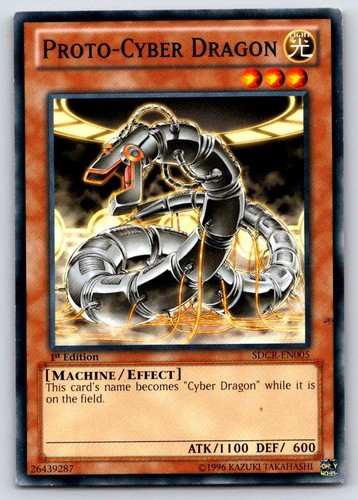 Proto cyber dragon - dragon, sdcr-en005