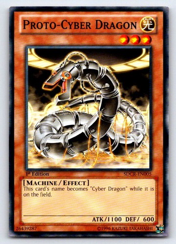 Proto cyber dragon sdcr en005 - proto-cyber, sdcr-en005