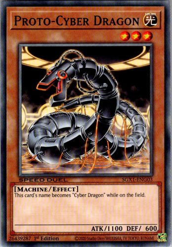 Proto cyber dragon speed - dragon, duel