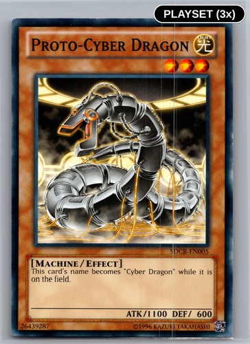 Proto cyber dragon - dragon, sdcr-en005