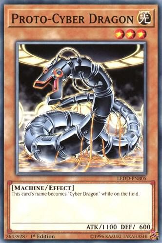 Yugioh proto cyber dragon 1st - yugioh,